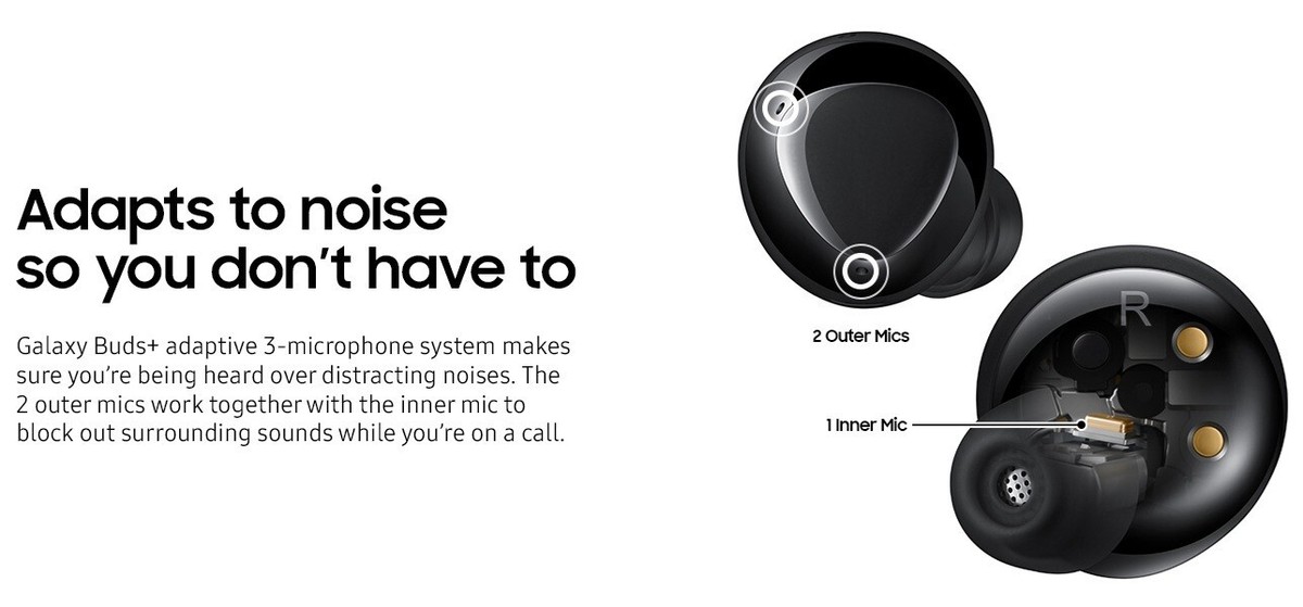 Samsung Galaxy Buds+ ブラック SM-R175 Amazon.com: Samsung Galaxy Buds+ R175N True Wireless Earbud