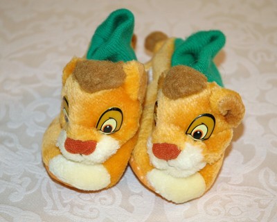 kids lion slippers