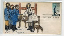 CIVIL WAR KATE HAYDEN HANDPAINTED 1182 APOMATTOX VIRGINIA Confederate Surrender