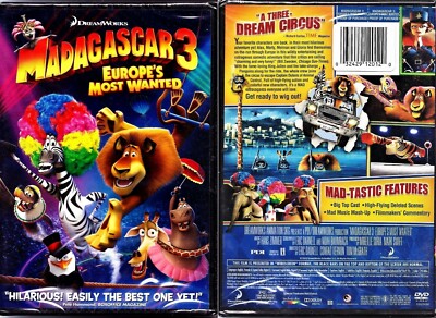 Madagascar 3: Europe's Most Wanted (DVD 2012 WS) Chris Rock Ben