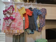 Girls 7/8 Lot Spring / Summer Clothes Multiple Items. Bathing Suits