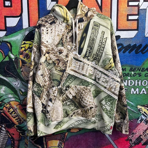 Sweat à capuche Supreme Bling taille M