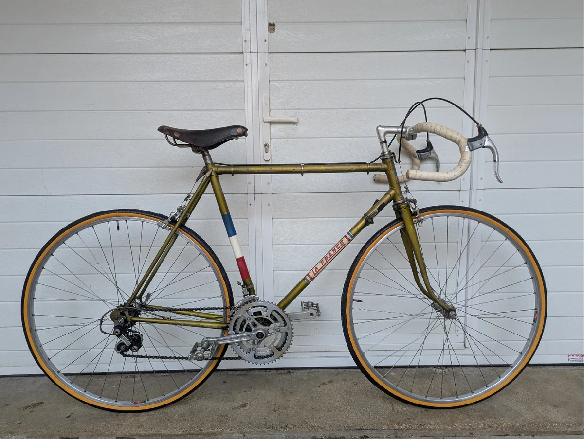 Ensemble Blanc Guidon/potence Vélo Course Peugeot Vintage Années 70/80 - Aluminium