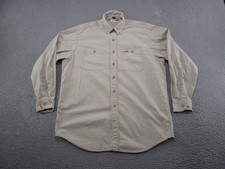 Vintage 90s Carhartt Rugged Outdoor Wear Duck Canvas Work Shirt USA READ