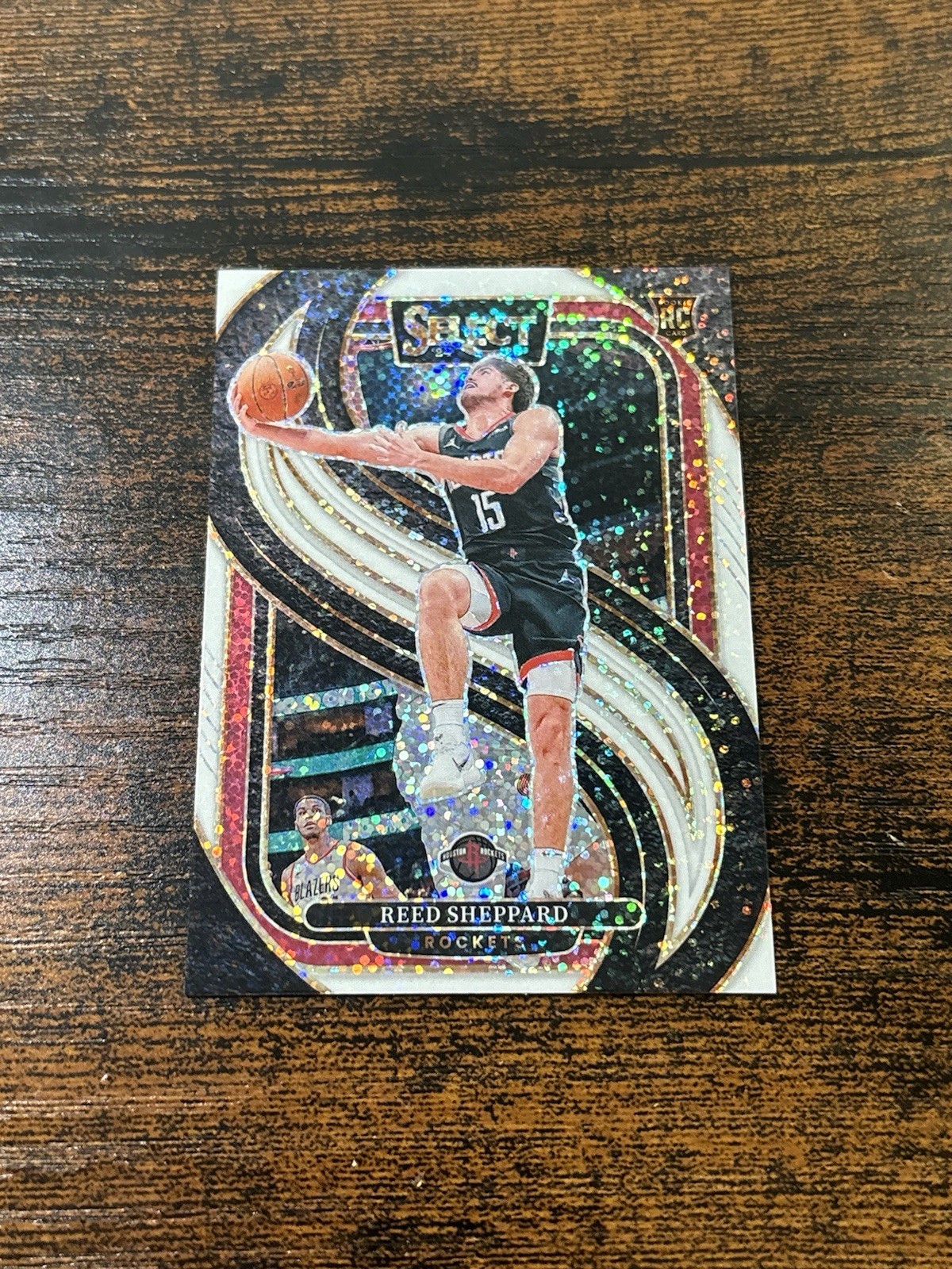 2024-25 Select Premier Level Reed Sheppard #181 White Sparkle Prizm SSP RC