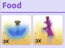 3 Fly Potion and 3 Ride Potion