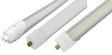 20-Pack LED T8 8FT Tube, 3CCTs, 3 Watts, F8A Single Pin/R17D, Clear/Frosted