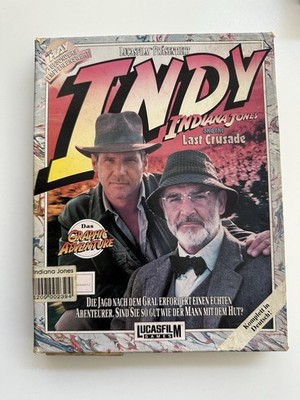 Indiana Jones and the Last Crusade - Atari ST, Originalverpackung, komplett