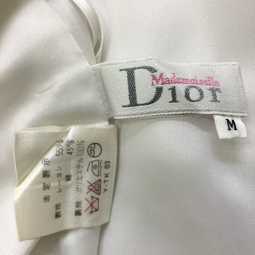 Original Christian Dior weißes Kleid Gr. M "angebote willkommen" R3943 - Bild 24 von 24