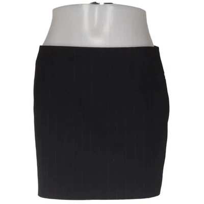 Zara, jupe, taille : S, noir, élasthanne/polyester/viscose, rayures aiguilles... - Photo 1/4