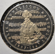 Germany  1984 J  5 Mark Proof Coin  Felix Bartholdy