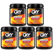 5 Pack Oxy Maximum Action 3 In 1 Acne Treatme...