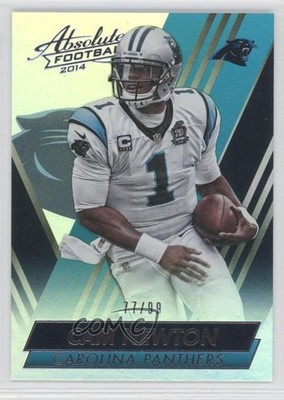 2014 Panini Absolute Spectrum Silver 77/99 Cam Newton #9 0f8