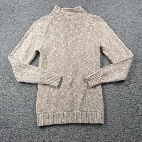 LL Bean Sweater Womens XS Cotton Ragg Funnel Neck Pullover Outdoor Casual Warm - Picture 8 of 11