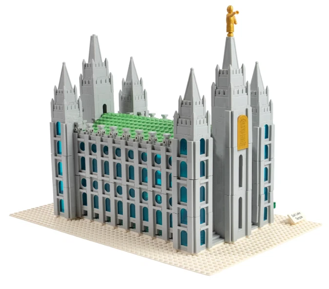 Brick'Em Young LDS Large Salt Lake Temple 1566 Pieces Brick Building Set *Read - Image 2 of 4