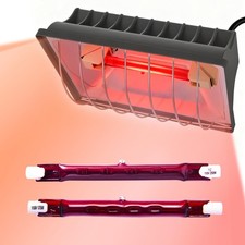 Chicken Coop Heat Lamp 250W/175W Adjustable Infrared Heater - Ideal for Poultry