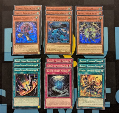 #ad #ad Radiant Typhoon Deck Core 18 Cards DOOD YuGiOh Bundle GBP 9.95