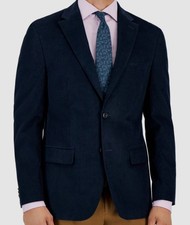 Tommy Hilfiger Men's Blue Modern-Fit Corduroy Sport Coat Jacket Size 40R