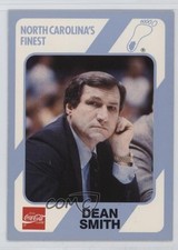 1989 Collegiate Collection/Coca-Cola North Carolina's Finest Dean Smith #2 05v0