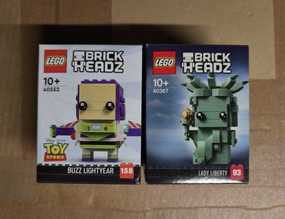 Lego BrickHeadz 40367 Lady Lieberty + 40552 Buzz Lightyear