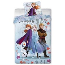 Disney Frozen Duvet Cover Set - 1 Duvet Cover 140 x 200 cm  1 Pillowcase 63 x 6