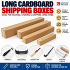 Long Cardboard Shipping Boxes for packing, storing, and shipping long items