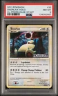 2011 POKEMON CALL OF LEGENDS PRERELEASE-STAFF #33 SNORLAX-HOLO PSA 8