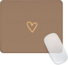 Square Aesthetic Cute Heart Mouse Pad,Office Home Personalized Mouse Mat Design,