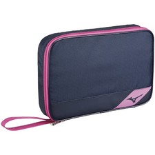 MIZUNO Table Tennis Racket Soft Case 2 83JD1510 87: Navy x Pink 2 Pieces