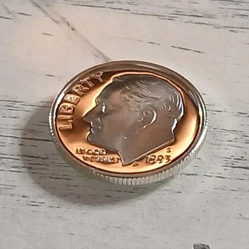 Wow! 1993-S Deep Cameo Proof 90% Silver 10C Roosevelt Dime ~ Ships Free!