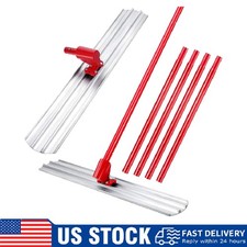 48"x8" Magnesium Bull Float Concrete Tool Kit for Concrete Finishing & 4 Handles