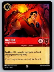 Gaston - Arrogant Hunter 110/204 Common Cold Foil The First Chapter