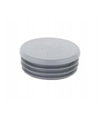 10x Round Lamellar Plug 76mm Round Plug Grey End Caps Plastic