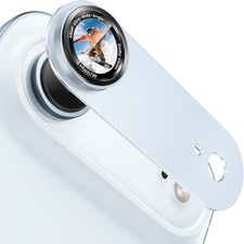 1-Pack Aluminum Alloy Metal Cover with HD Tempered Glass for iPhone Air Camera