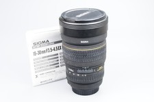 Sigma 15-30mm f3.5-4.5 EX DG Ultra Wide Zoom Lens + Instructions - Canon Fit