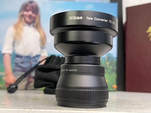 Nikon TC-E2 2X  Tele Converter Objektiv und UR-E6 Step Down Adapter TOP - Picture 4 of 10