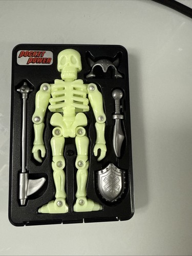 Tyco Pocket Power Glo Bones Scheletro Sega 1988 - Foto 12 di 15