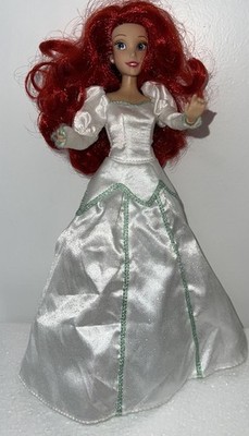 (242/3)disney Store Princess Ariel Wedding Classic Doll The Little Mermaid