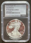 2018-S $1 SILVER AMERICAN EAGLE NGC PF70 Early Releases : 07222