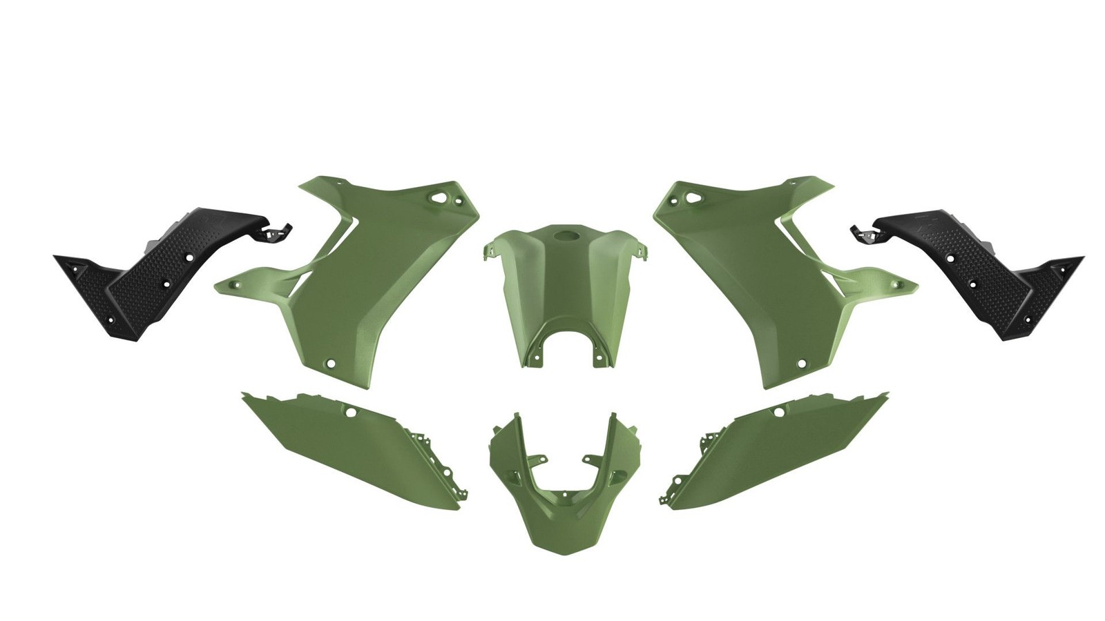 Rtech Plastic Kit Fits Yamaha Ténéré 700 From 2019 Revolution Navy Green