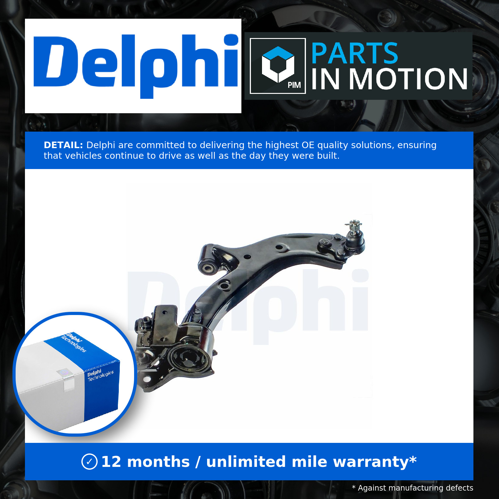 Wishbone / Suspension Arm TC2872 Delphi Track Control 51350SWAE01 51350SWAA01