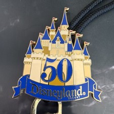 Disneyland Lanyard 50th anniversary Sleeping Beauty Castle
