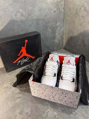 Air Jordan 4 Retro White/Black Cement 2012   EU 47.5 - OG Box - 308497 103