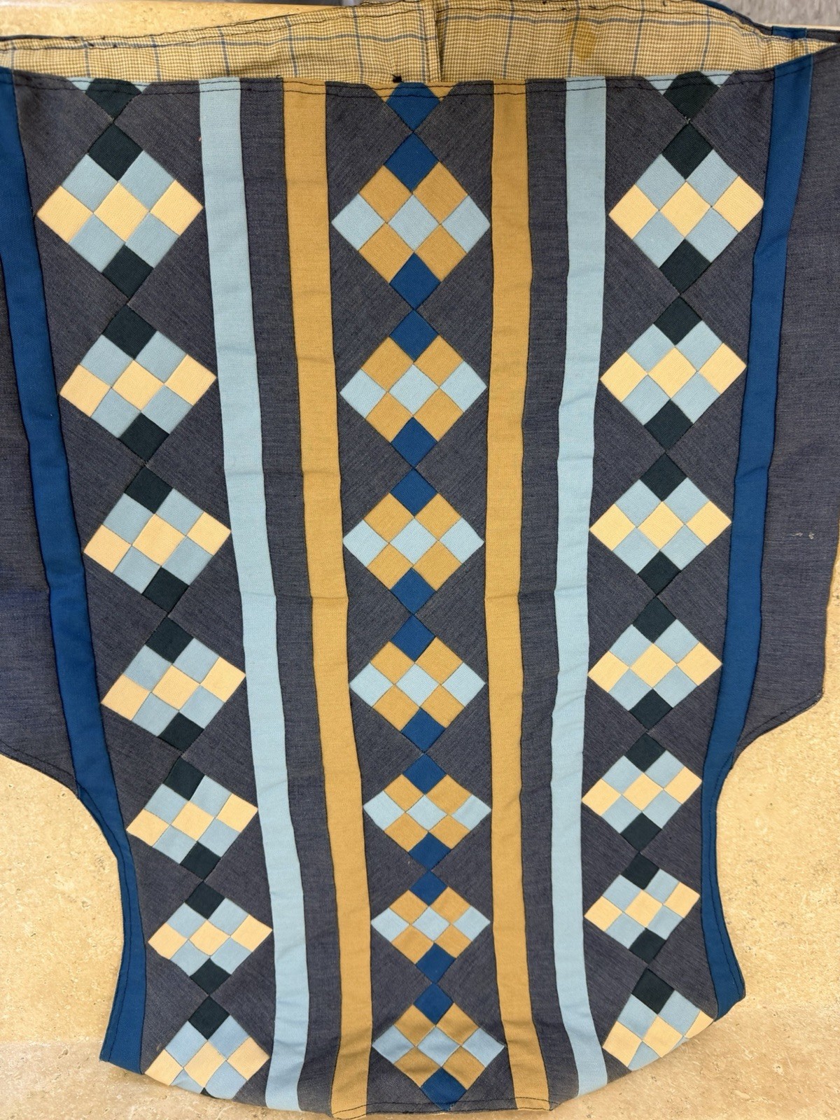 Patchwork Vest Handmade Vintage - image 5