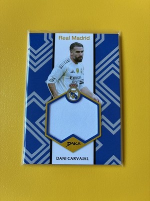 Dani Carvajal Match Worn Patch 2025 DAKA Real Madrid Team Set Soccer Relic 