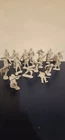 Marx Battleground Mold Shot Gray Plastic  1970s German Soldiers Vtg Lot 19 - D