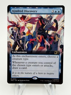 MTG Marvel Super Heroes KINDRED DISCOVERY Extended Art Rare #334