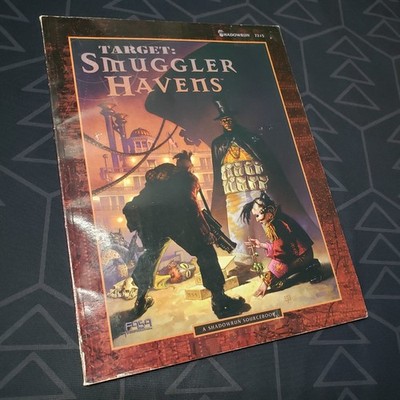 Shadowrun 2E - Target: Smuggler Havens (Paperback RPG Book, 1998) FASA #7215