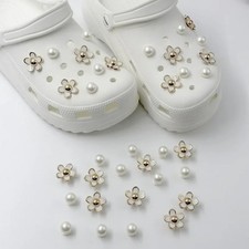 Shoes DIY Charms Accessories Bling Rhinestone Decor Set Girl Gift For Croc Shoes