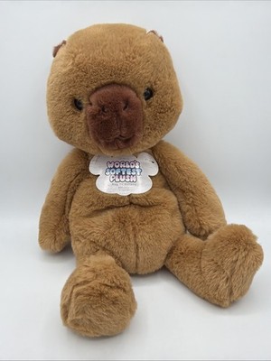 World's Softest Plush Cheeks Capybara Brown 16” New Free Ship